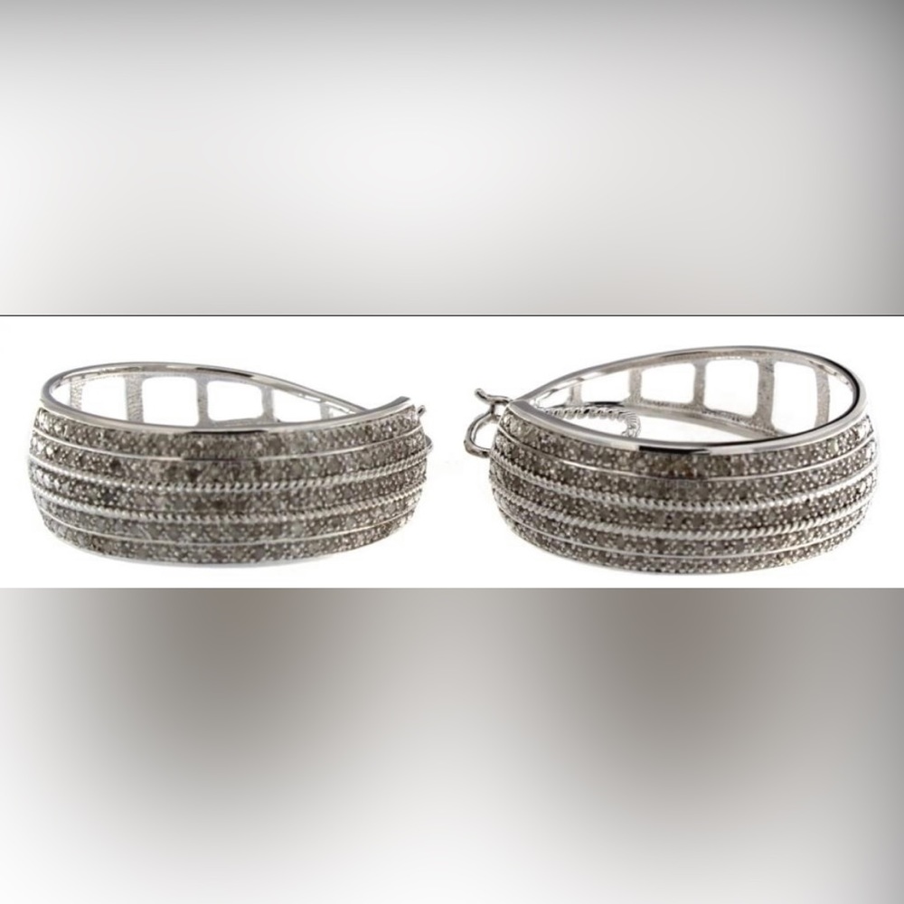 XX-Large 2.00 ct Diamond Hoop
Earrings - Picture 5 of 6
